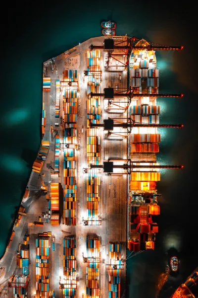 Image of loading ships