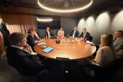 Lars Lippuner and Virginia McVea meeting with the Norway Maritime Authority (NMA) at Nor-Shipping