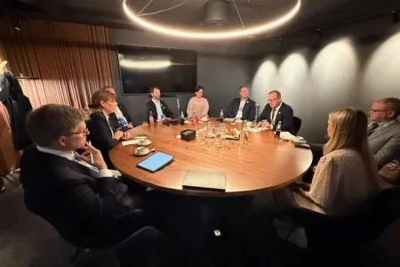 Lars Lippuner and Virginia McVea meeting with the Norway Maritime Authority (NMA) at Nor-Shipping
